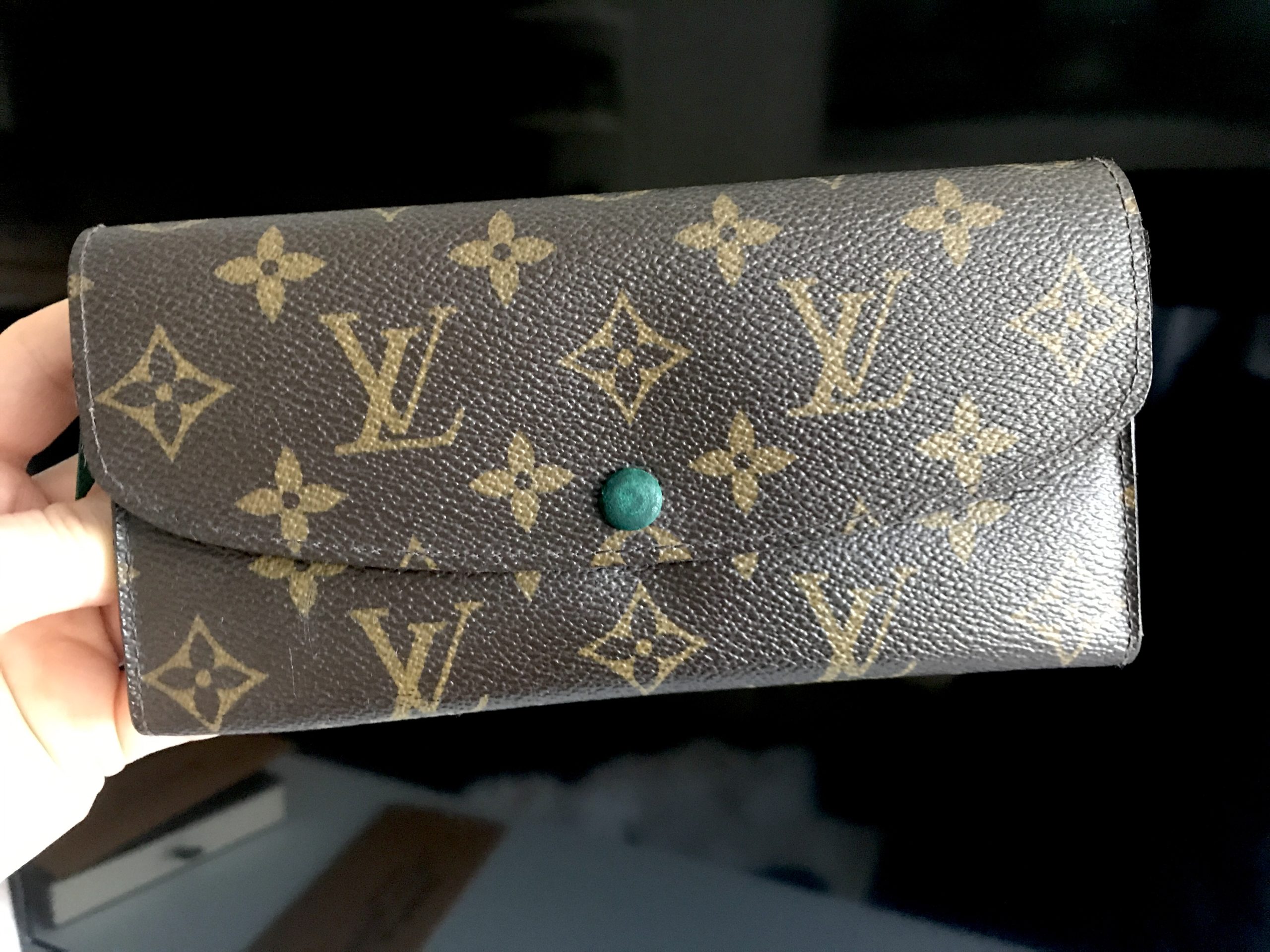 Louis Vuitton Long Wallet/crossbody Portefeuille Emilie Monogram