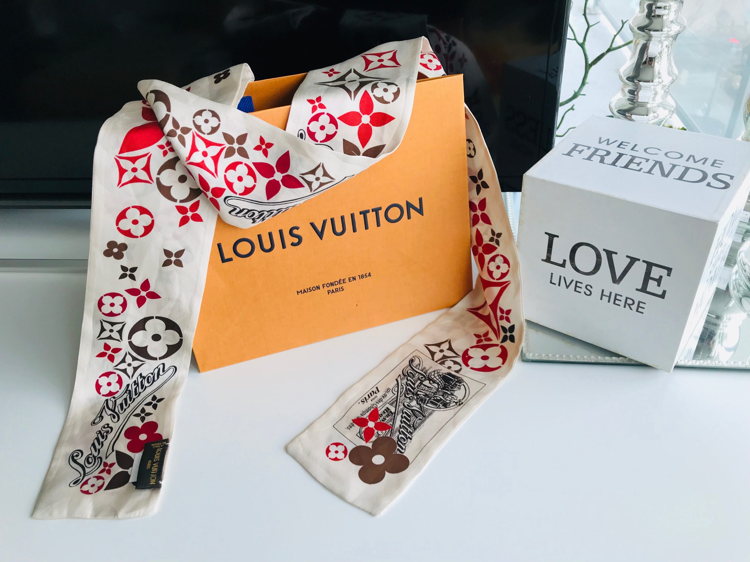 Louis Vuitton Silk Bandeau Scarf