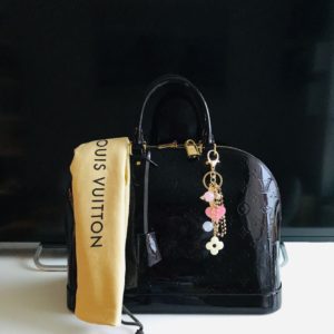 Louis Vuitton Vintage Alma Handbag Epi Leather PM Yellow 2368561
