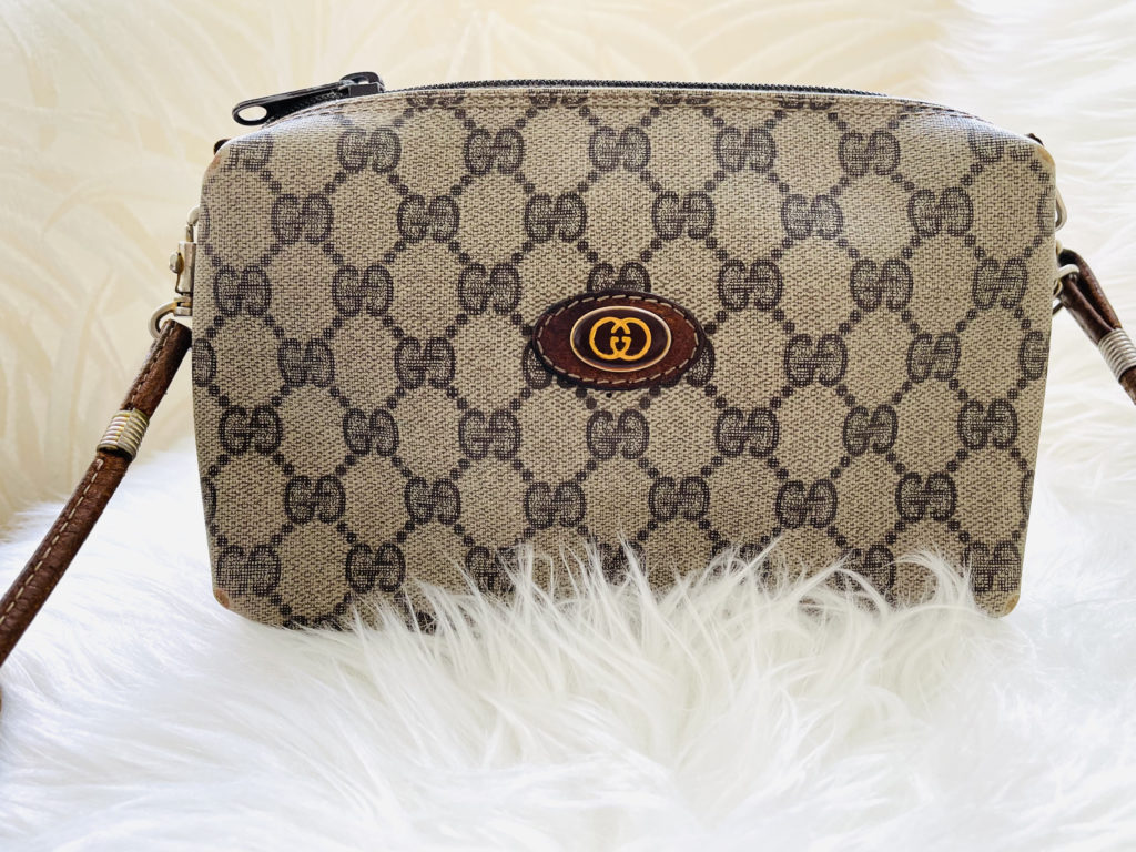 Vintage Gucci GG Monogram Cross Body Small Bag