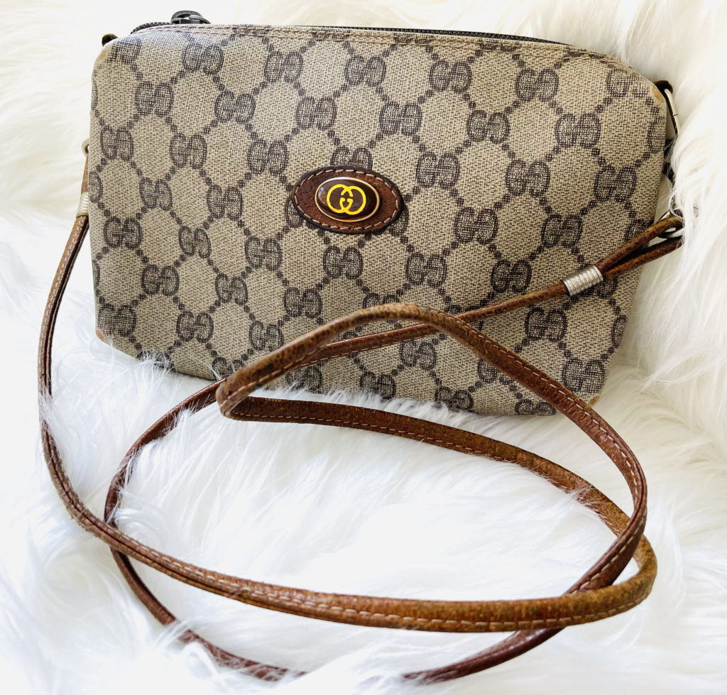 Vintage Gucci GG Monogram Cross Body Small Bag