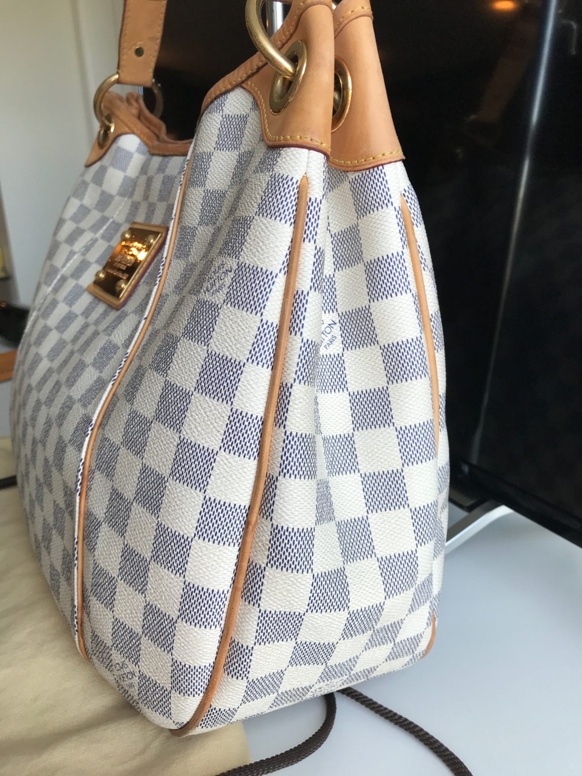 Damier Azur Galliera PM Hobo Bag