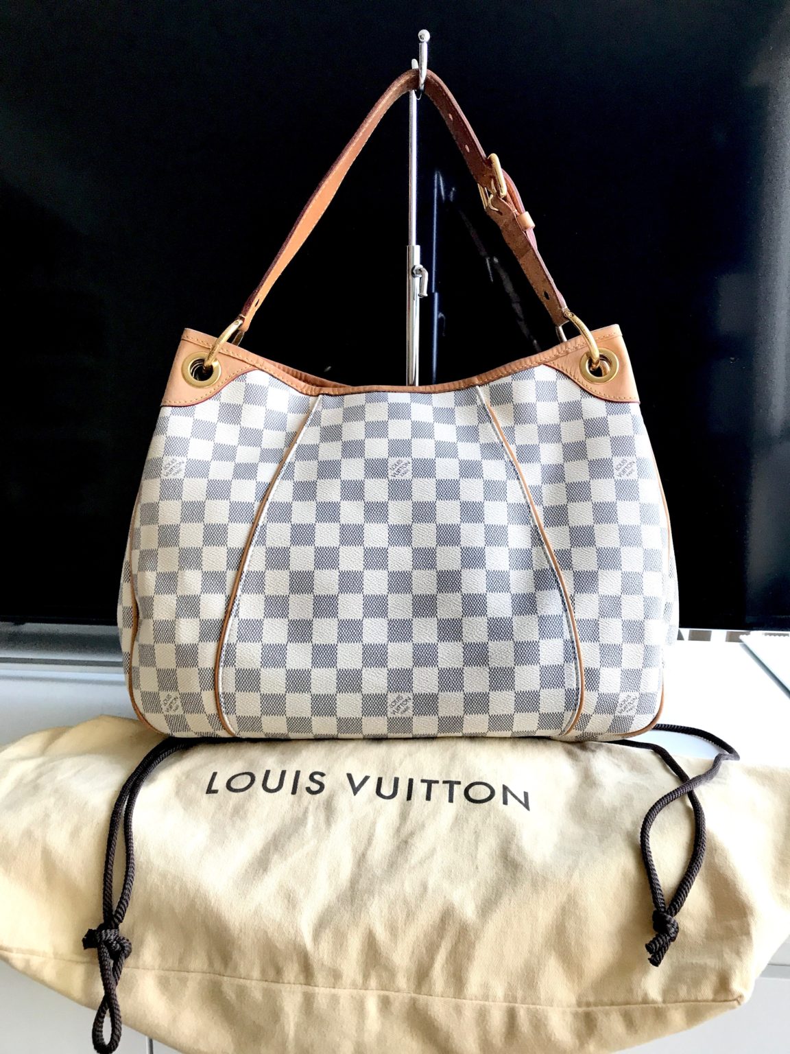 Damier Azur Galliera PM Hobo Bag