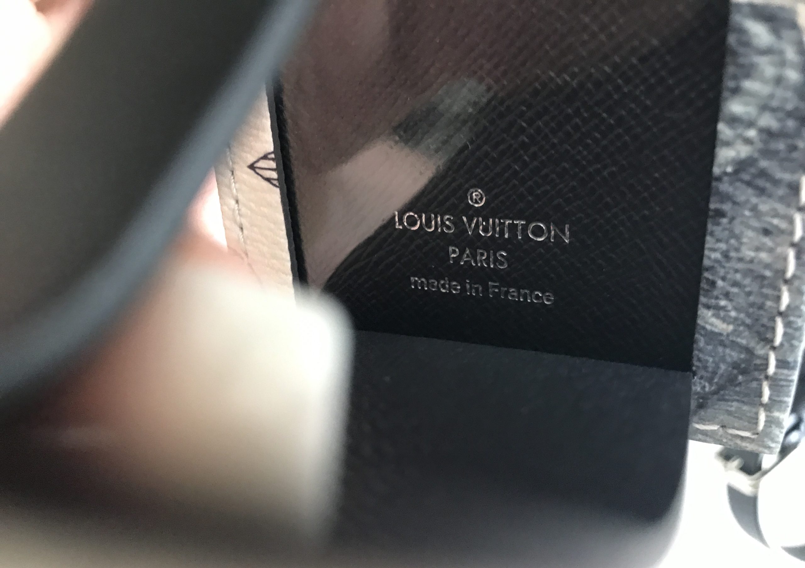 Louis Vuitton Name tag Black