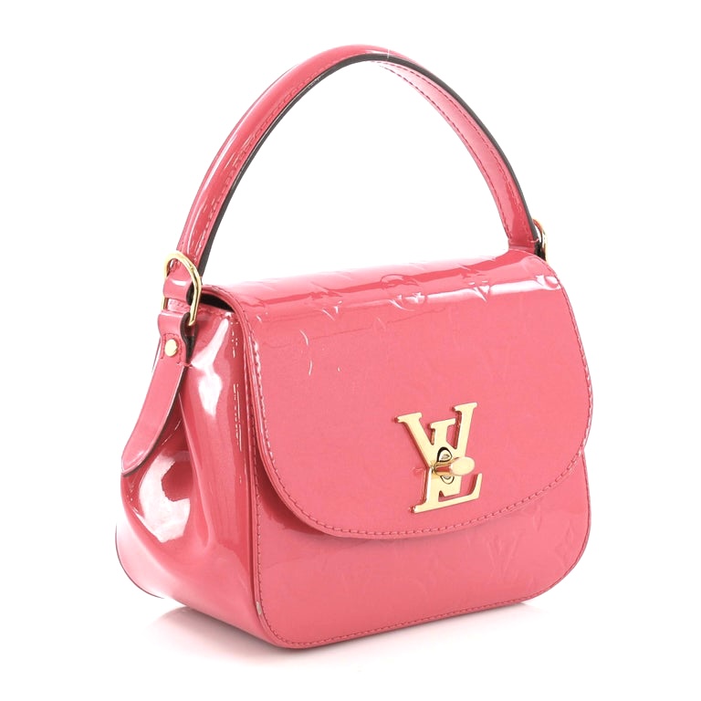 LOUIS VUITTON Parnassea Lockit PM Magnolia Pink Tote Handbag #2 Rise-on
