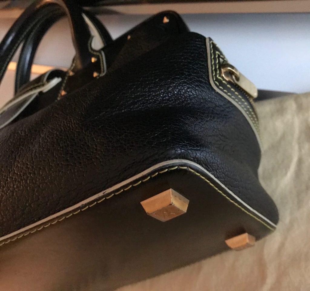 Louis Vuitton L'Ingenieux PM Black Leather Boston Bag