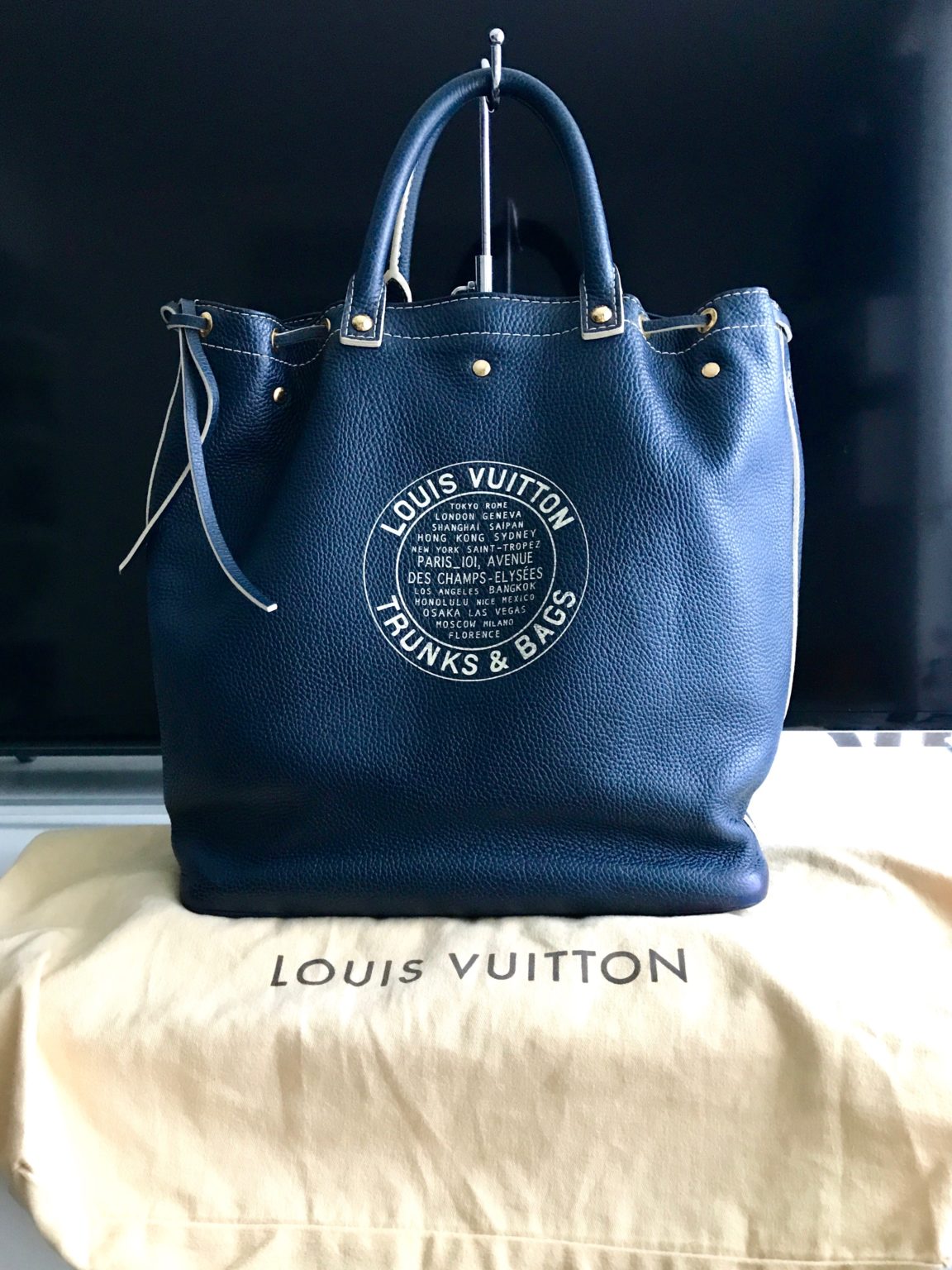 Louis Vuitton Trunks & Bags Tobago Blue Shoe Bag