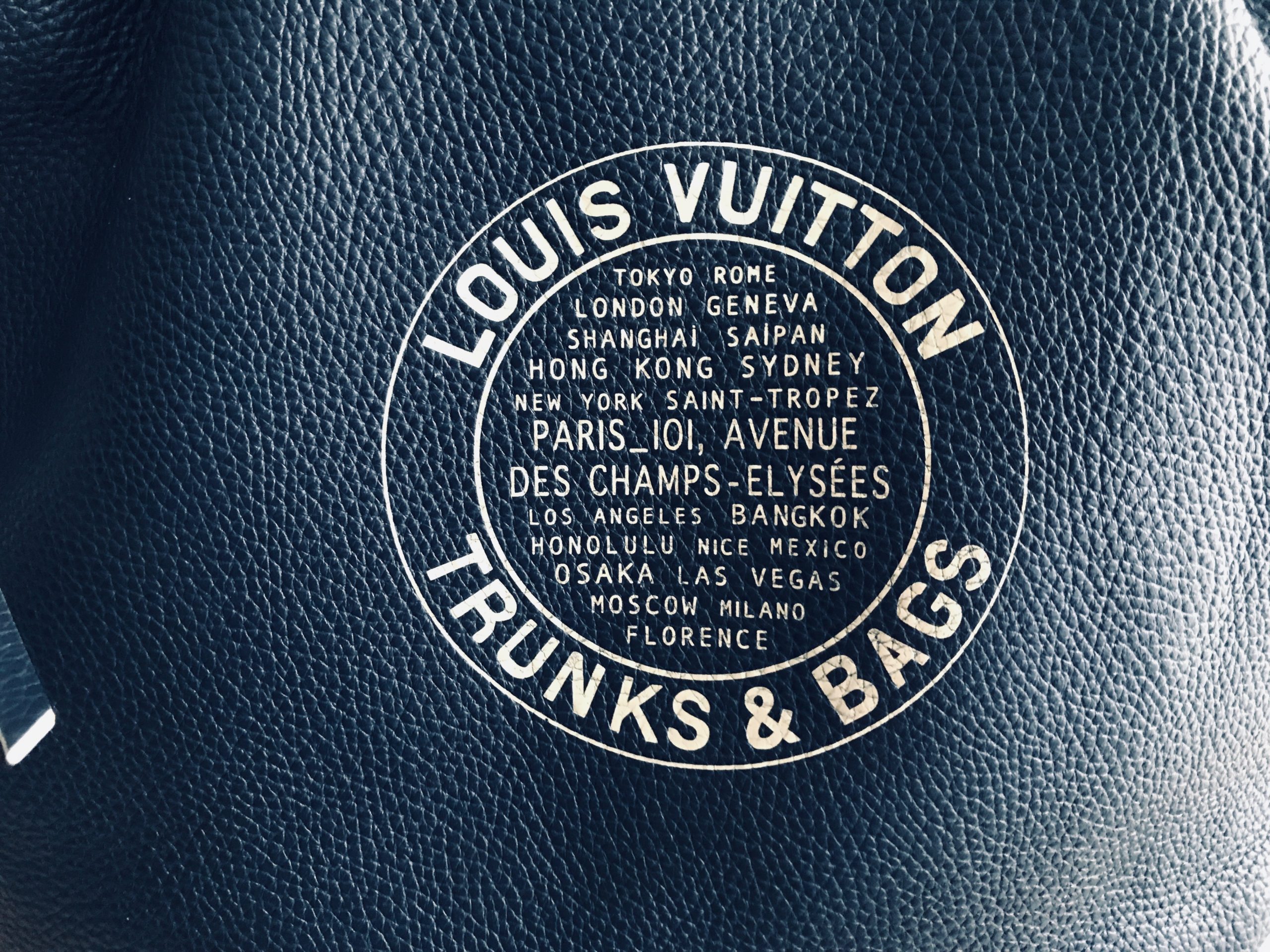 Louis Vuitton Trunks & Bags Tobago Blue Shoe Bag