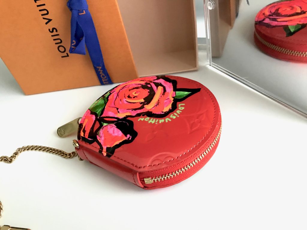 Stephen Sprouse Chapeau Roses Coin Pouch