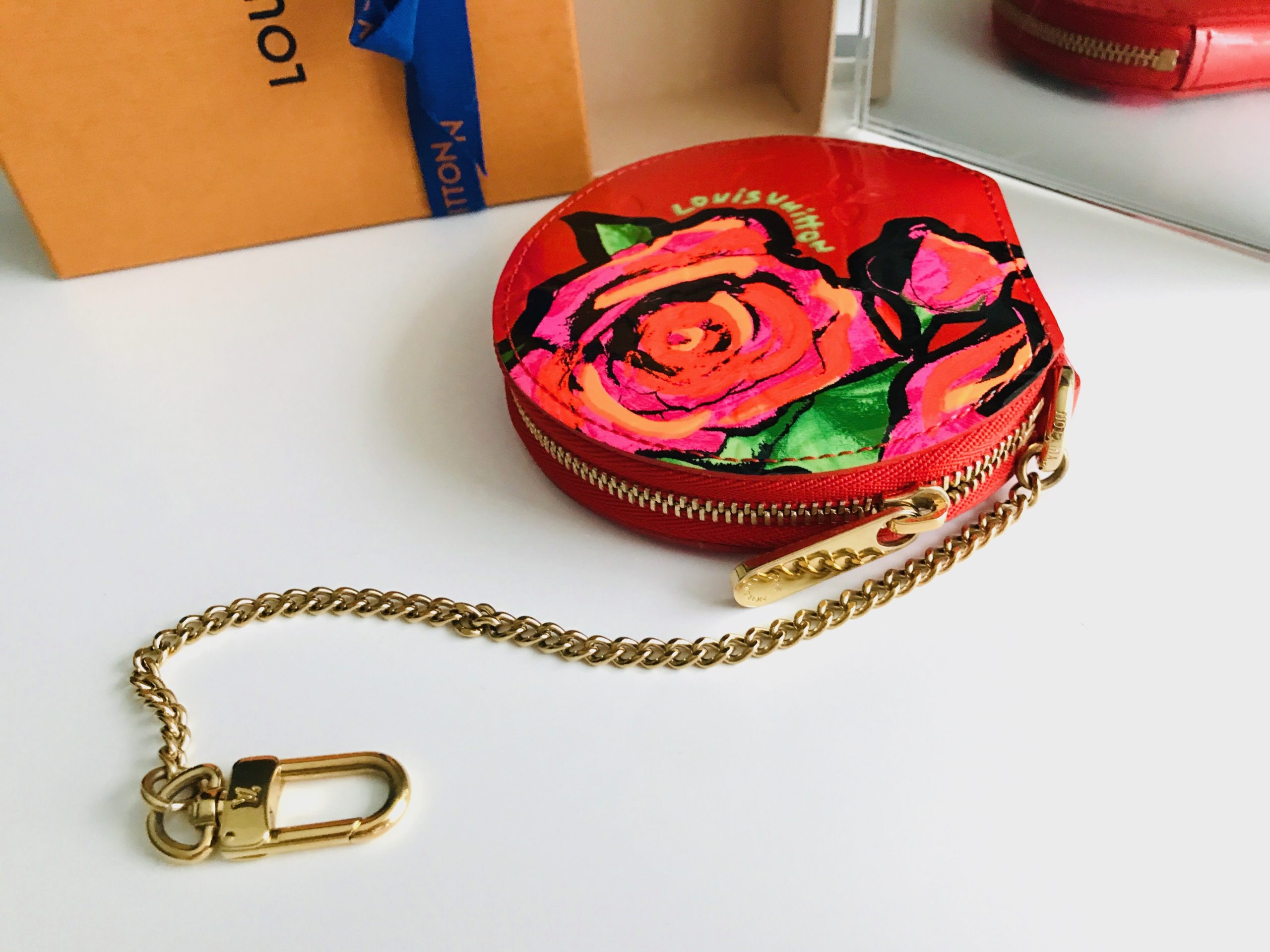 Louis Vuitton Stephen Sprouse Roses Pochette Accessories พอช