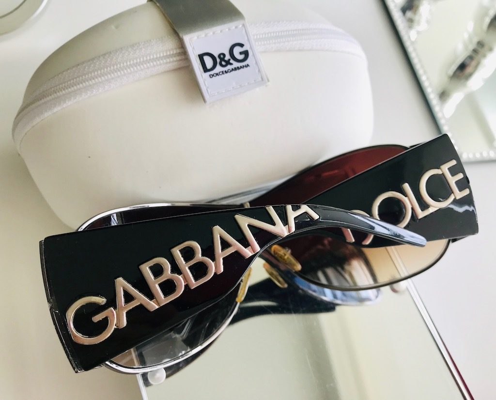 Dolce & Gabbana Purple-Black Silver F863 Sunglasses