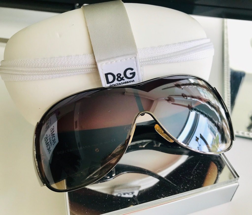 Dolce & Gabbana Purple-Black Silver F863 Sunglasses