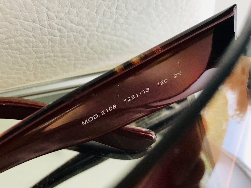 Versace Burgundy 2108 1251-13 Sunglasses