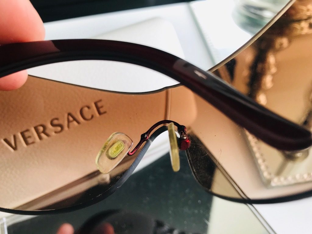 Versace Burgundy 2108 1251-13 Sunglasses