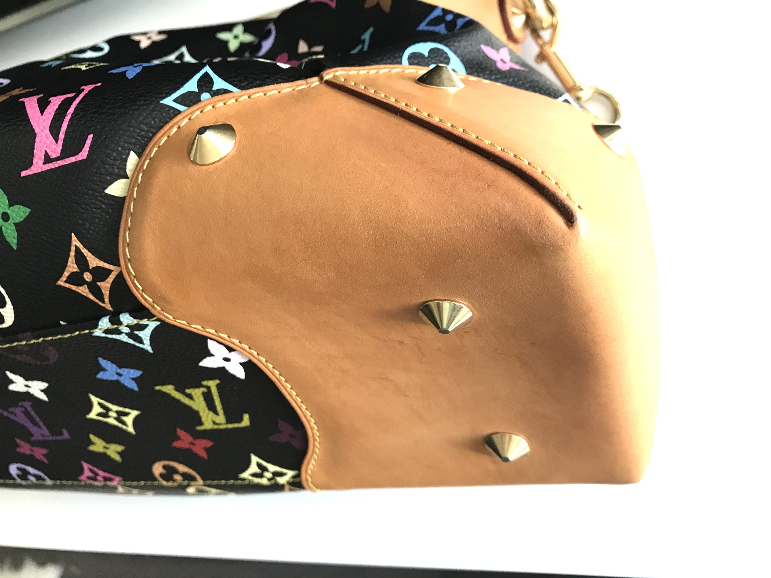 Louis Vuitton Judy Handbag Monogram Multicolor MM Black 2285061