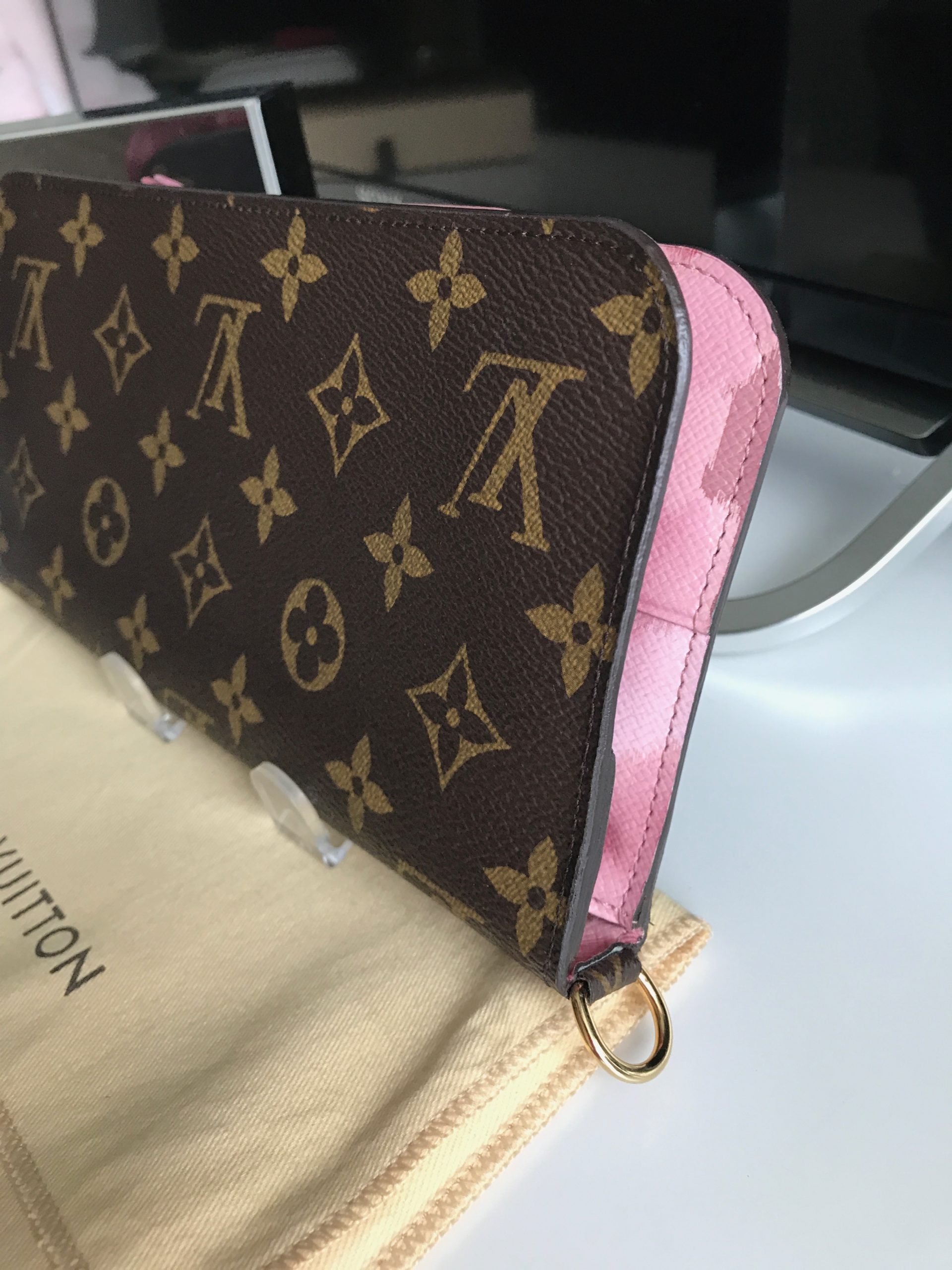 Louis Vuitton Womens Folding Wallets, Pink