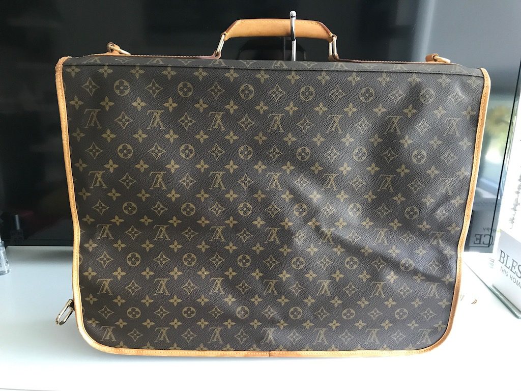 Vintage Louis Vuitton Garment Carry On Suitcase