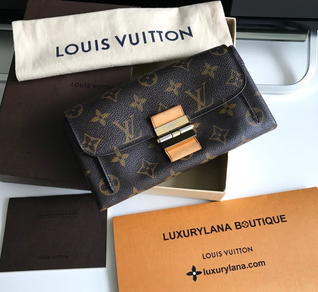 Louis Vuitton Monogram Portefeuille Bordeaux Elysée Wallet