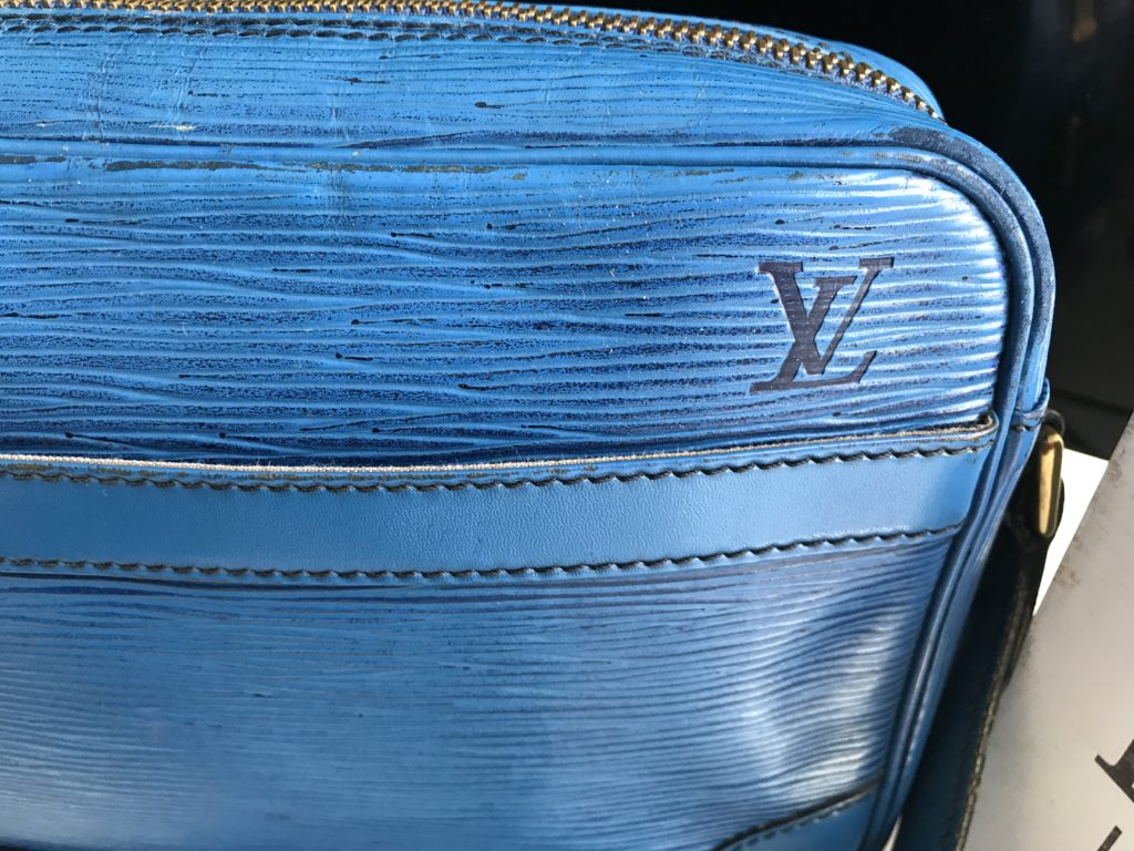 Louis Vuitton Blue Epi Leather Trocadero Handbag