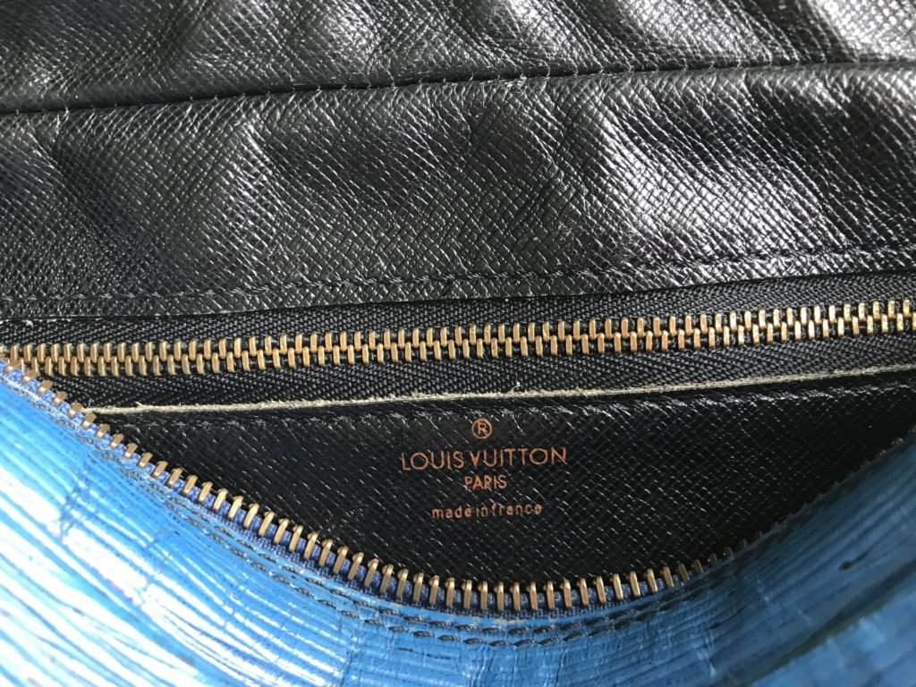 Louis Vuitton Blue Epi Leather Trocadero Handbag