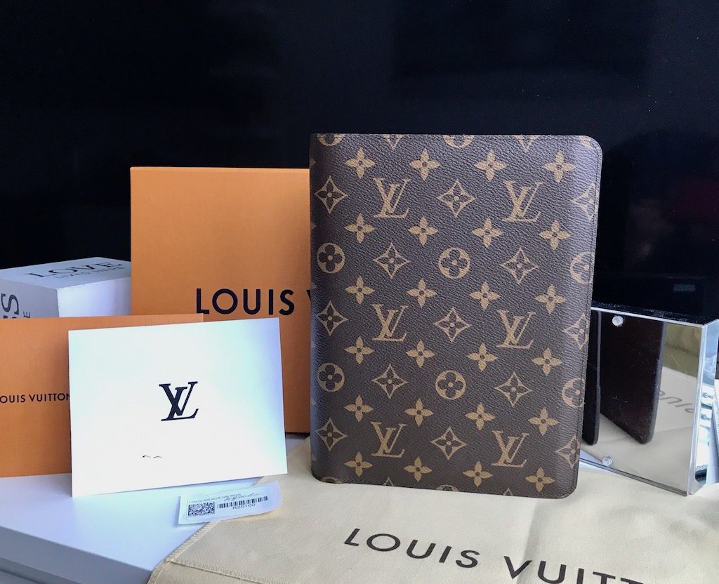 LOUIS VUITTON Monogram Desk Agenda Cover 1277004