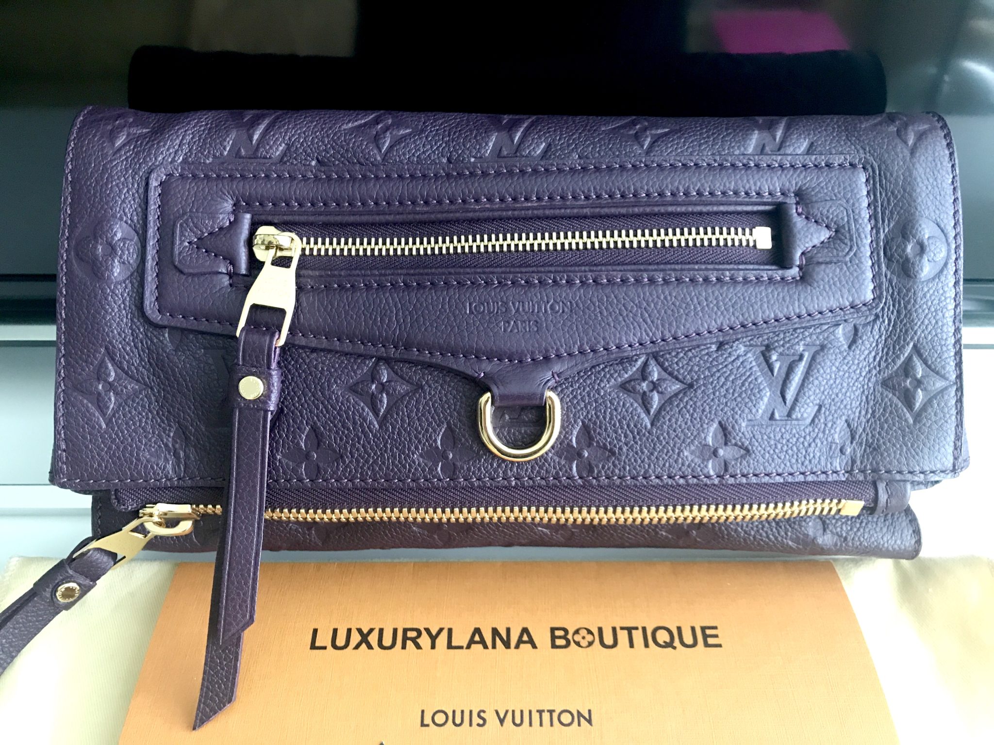 louis vuitton empreinte petillante clutch