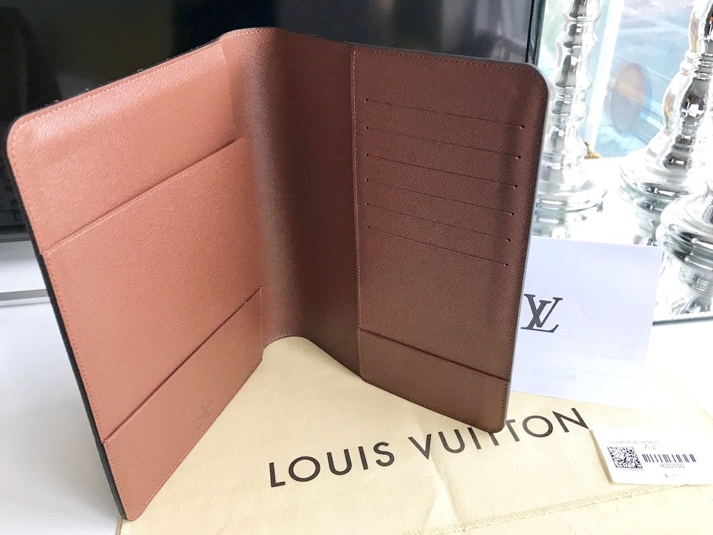 New Louis Vuitton Monogram Desk Agenda Cover/Receipt