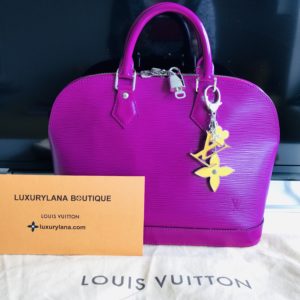 Louis Vuitton // 2017 Pink Rose Ballerine Epi Alma BB Bag – VSP Consignment