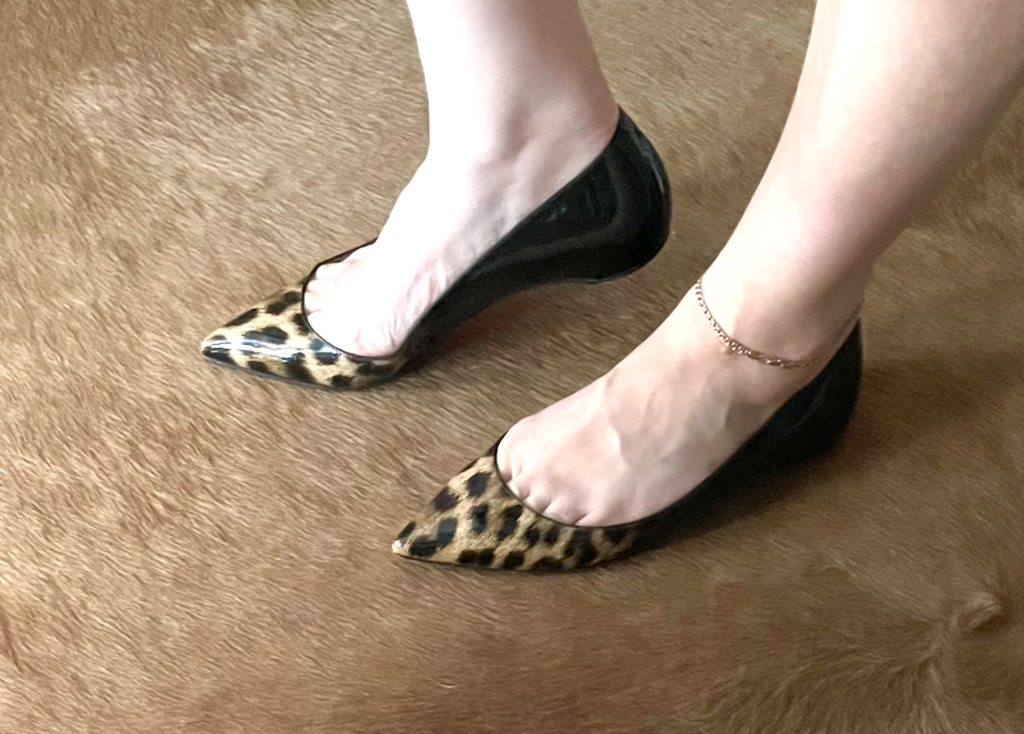 Christian Louboutin Leopard Patent Degrade Pigalle Follies Flats 