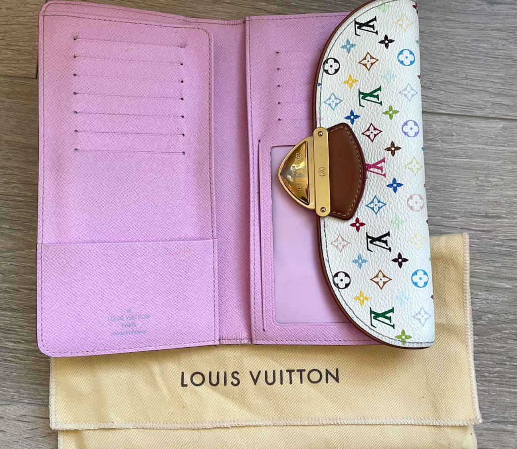 Louis Vuitton White Multicolor Eugenie Wallet