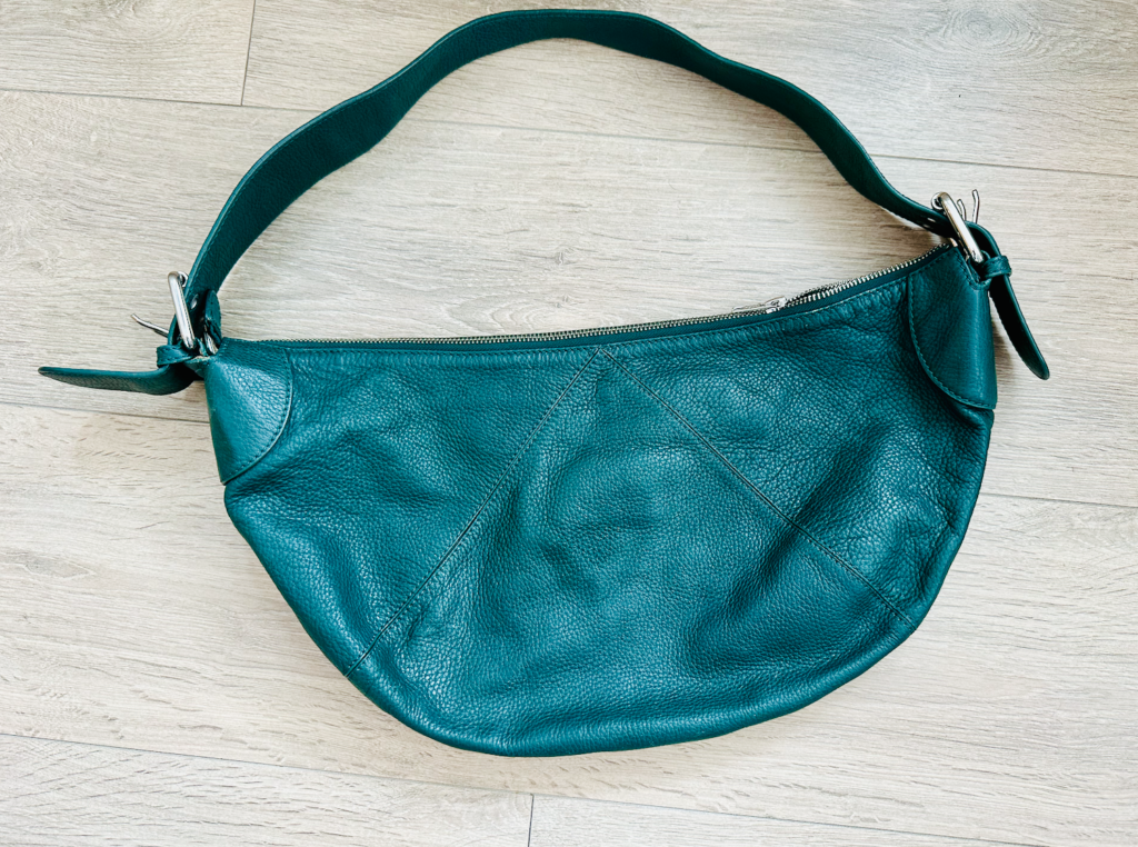 Furla Hobo Green Leather Handbag