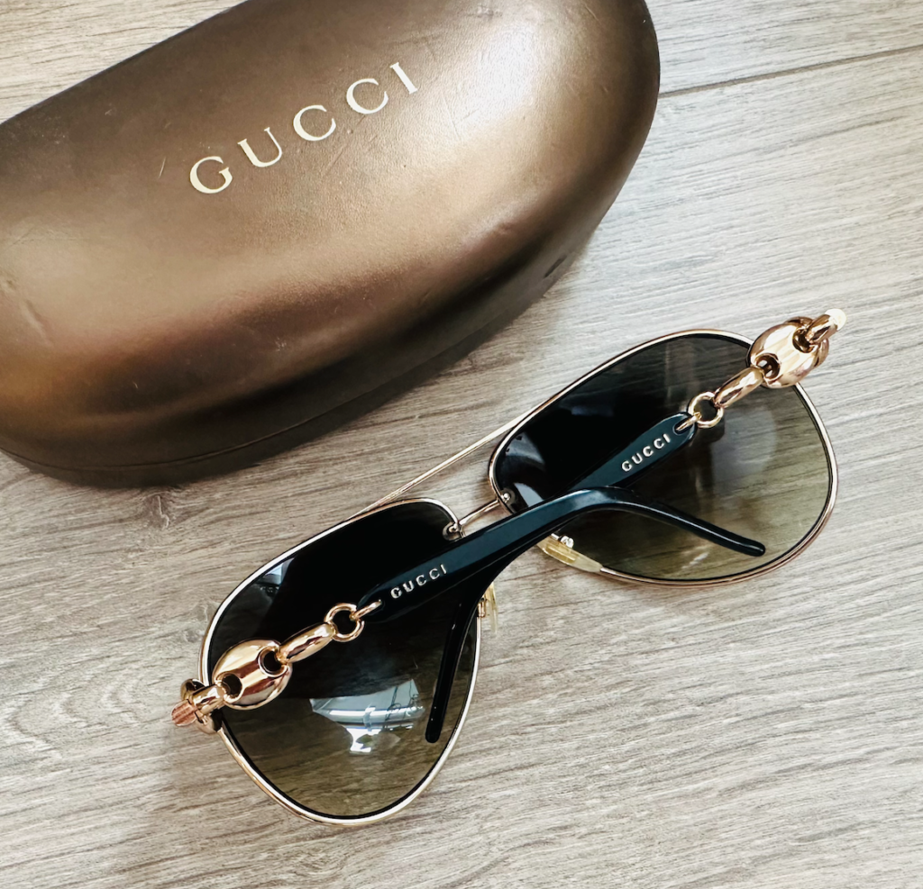 Gucci Marina Chain Aviator Sunglasses GG 4225/S