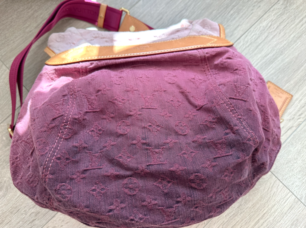 Louis Vuitton Sunshine Rose Purple Denim Gradient Ombre Crossbody Bag