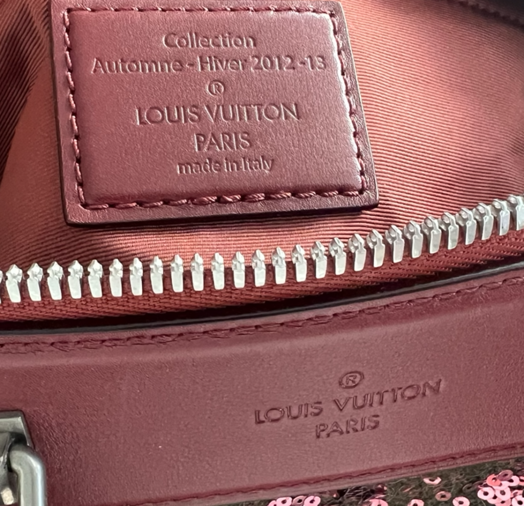 Louis Vuitton Sequin Burgundy Monogram Sunshine Express Speedy 30 Satchel