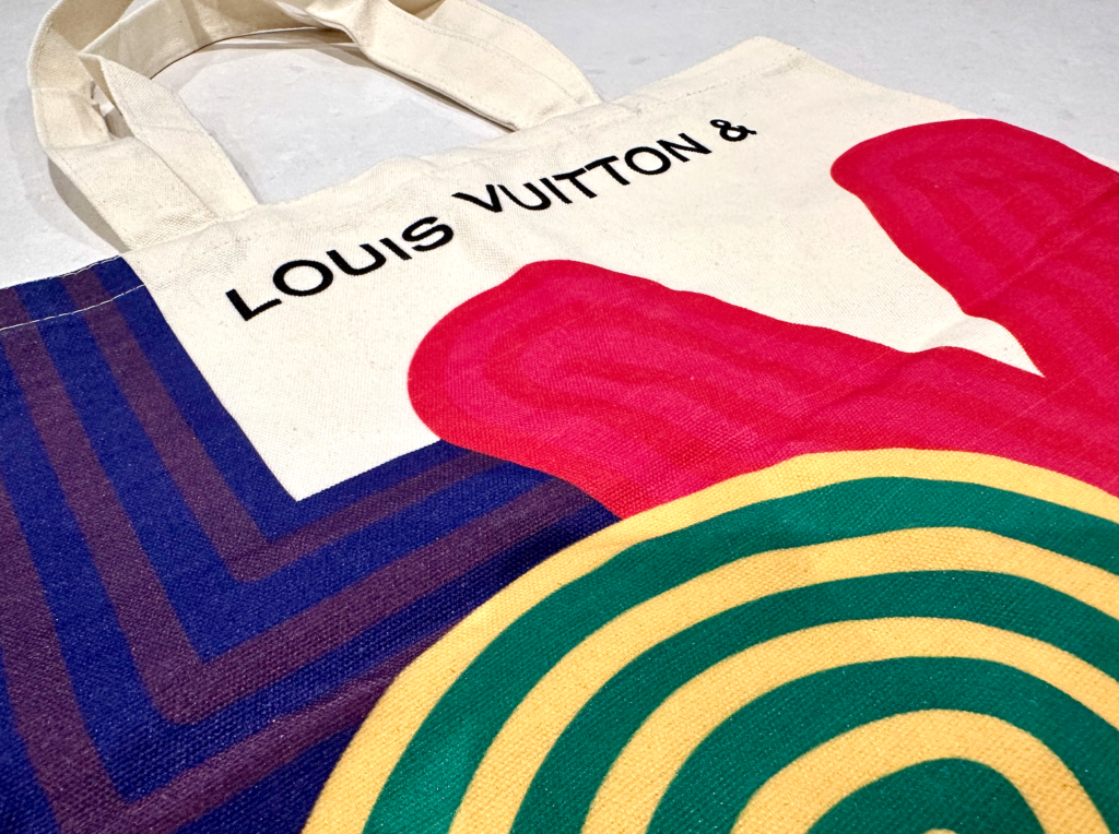 Louis Vuitton Limited Edition Shenzhen Museum Exhibition Linen Canvas Eco Tote Bag