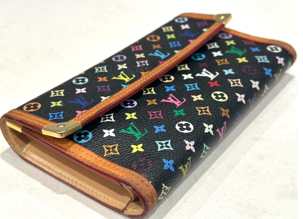 Black Multicolour Monogram Porte-Tresor International Wallet