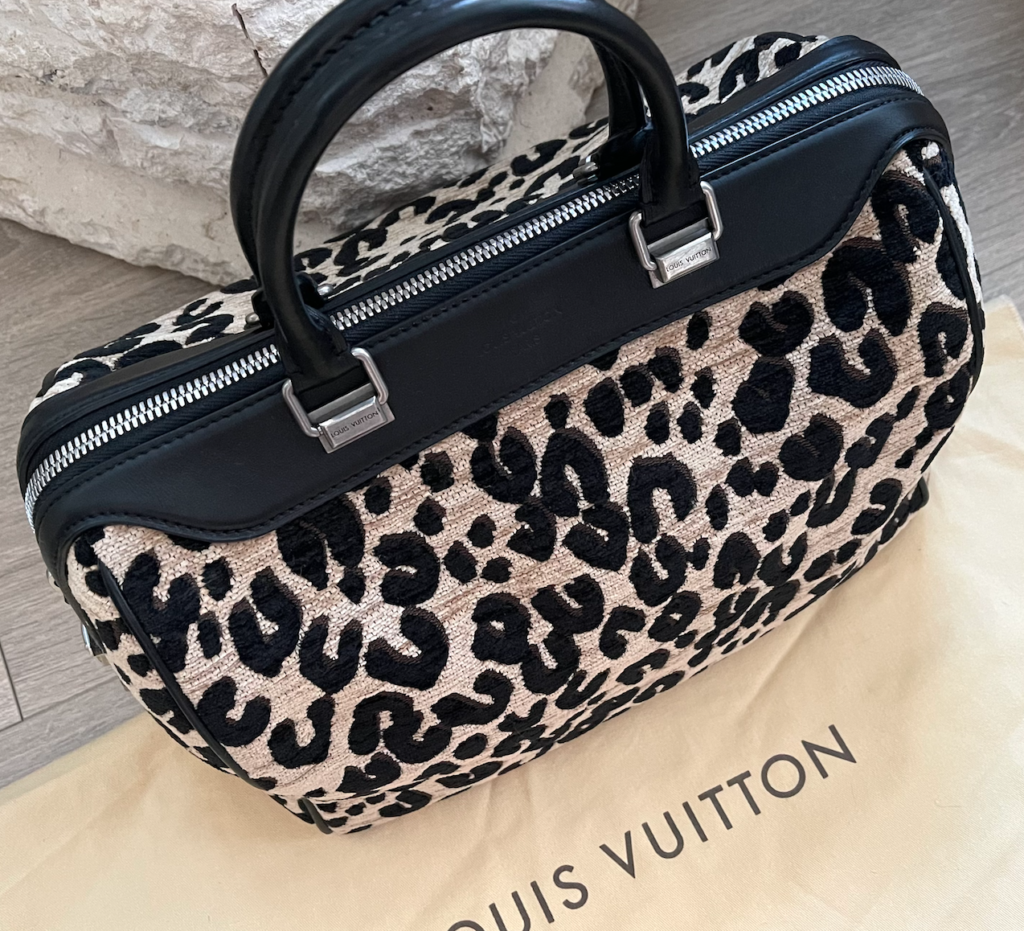 Stephen Sprouse Leopard Speedy 30 Satchel Bag