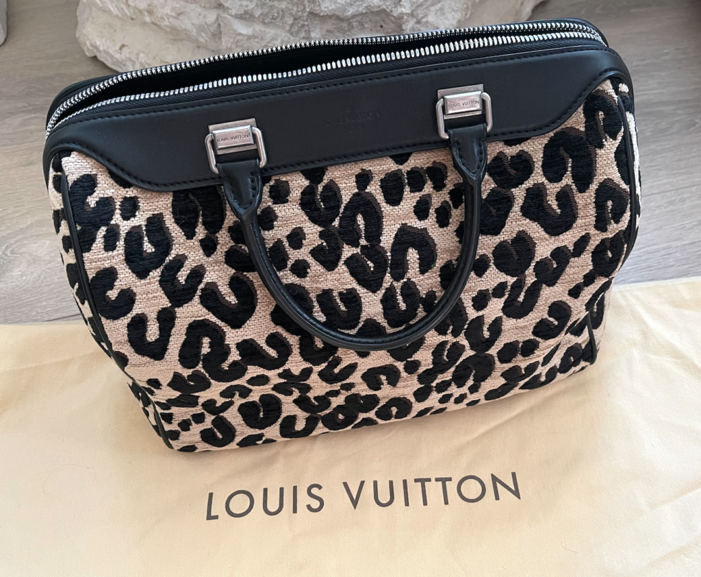 Stephen Sprouse Leopard Speedy 30 Satchel Bag