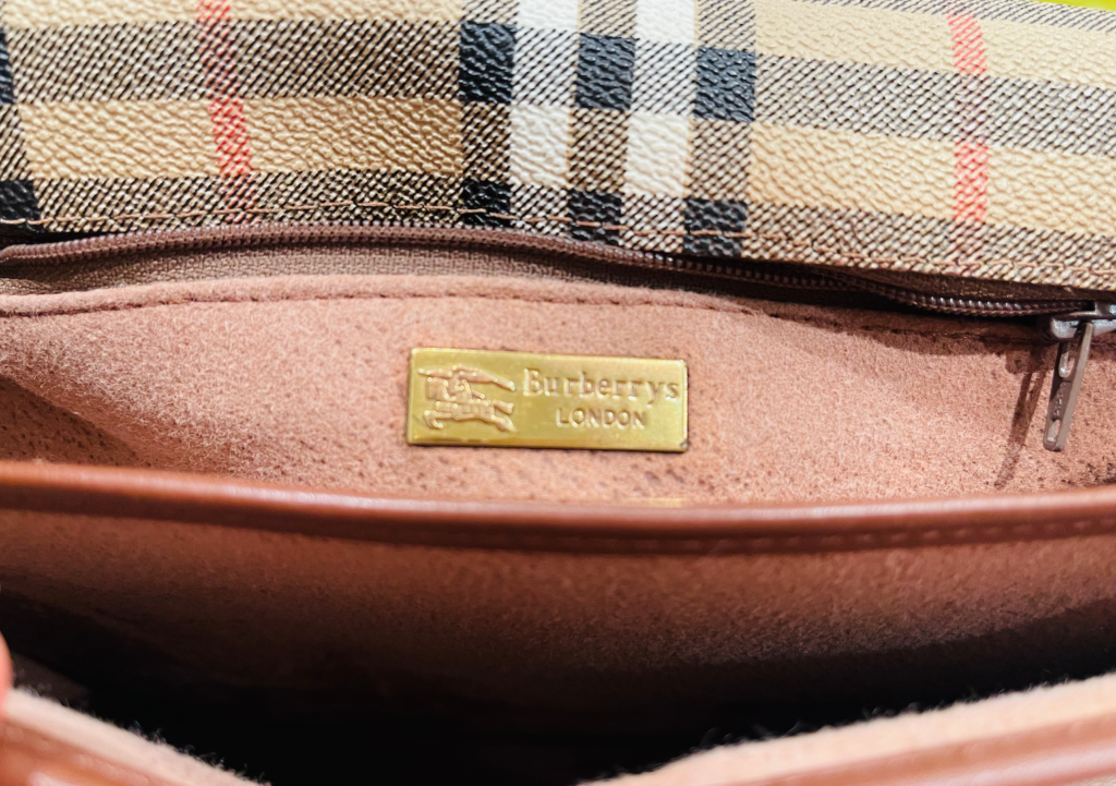 Burberry Haymarket Check Messenger Bag