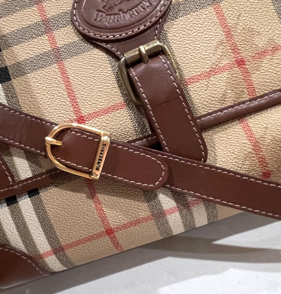 Burberry Haymarket Check Messenger Bag