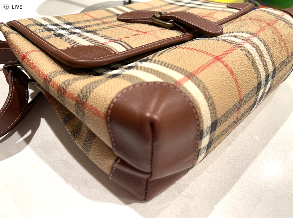 Burberry Haymarket Check Messenger Bag