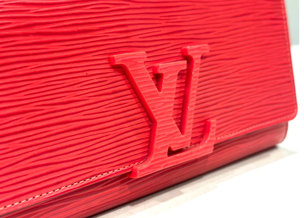 Louis Vuitton Red Epi Leather Louise Wallet-Clutch