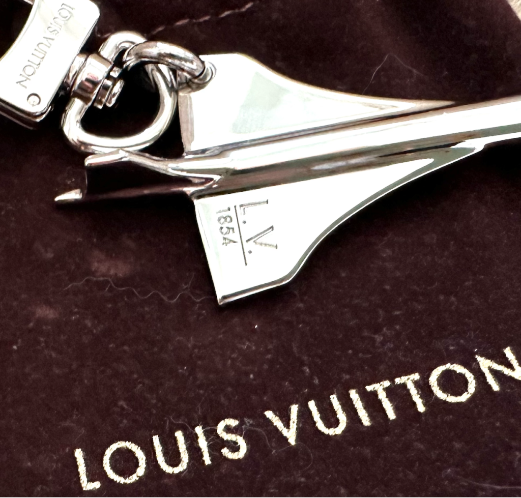 Louis Vuitton Airplane Silver Sky Tour Key Holder/Bag Charm