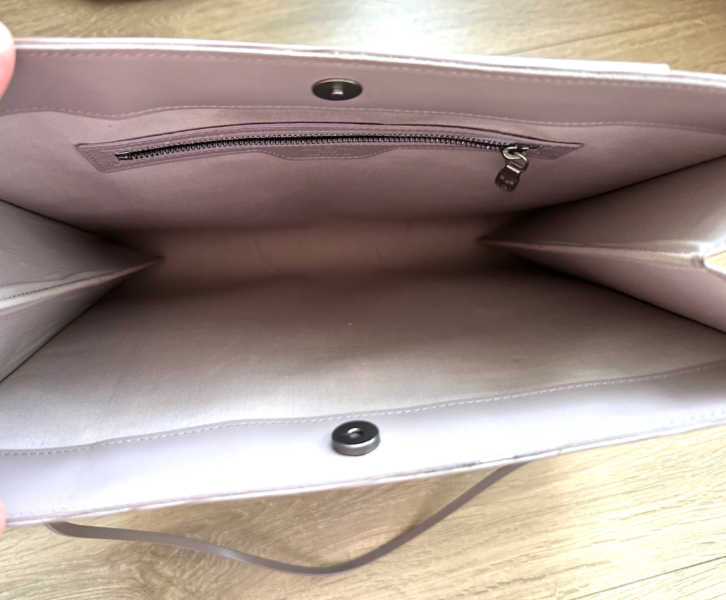 Lilac-Grey Saint Tropez Epi Leather Handbag