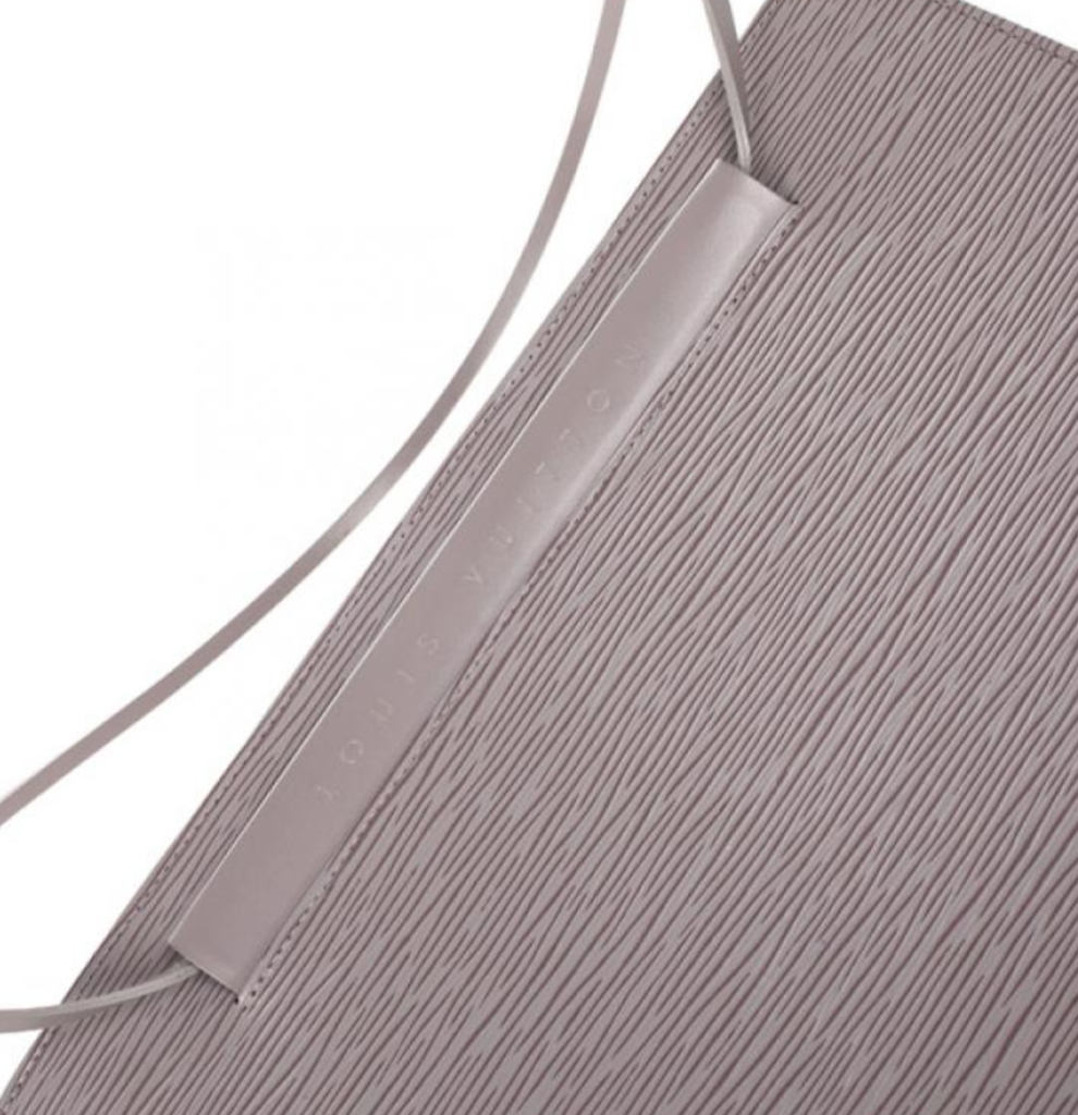 Lilac-Grey Saint Tropez Epi Leather Handbag