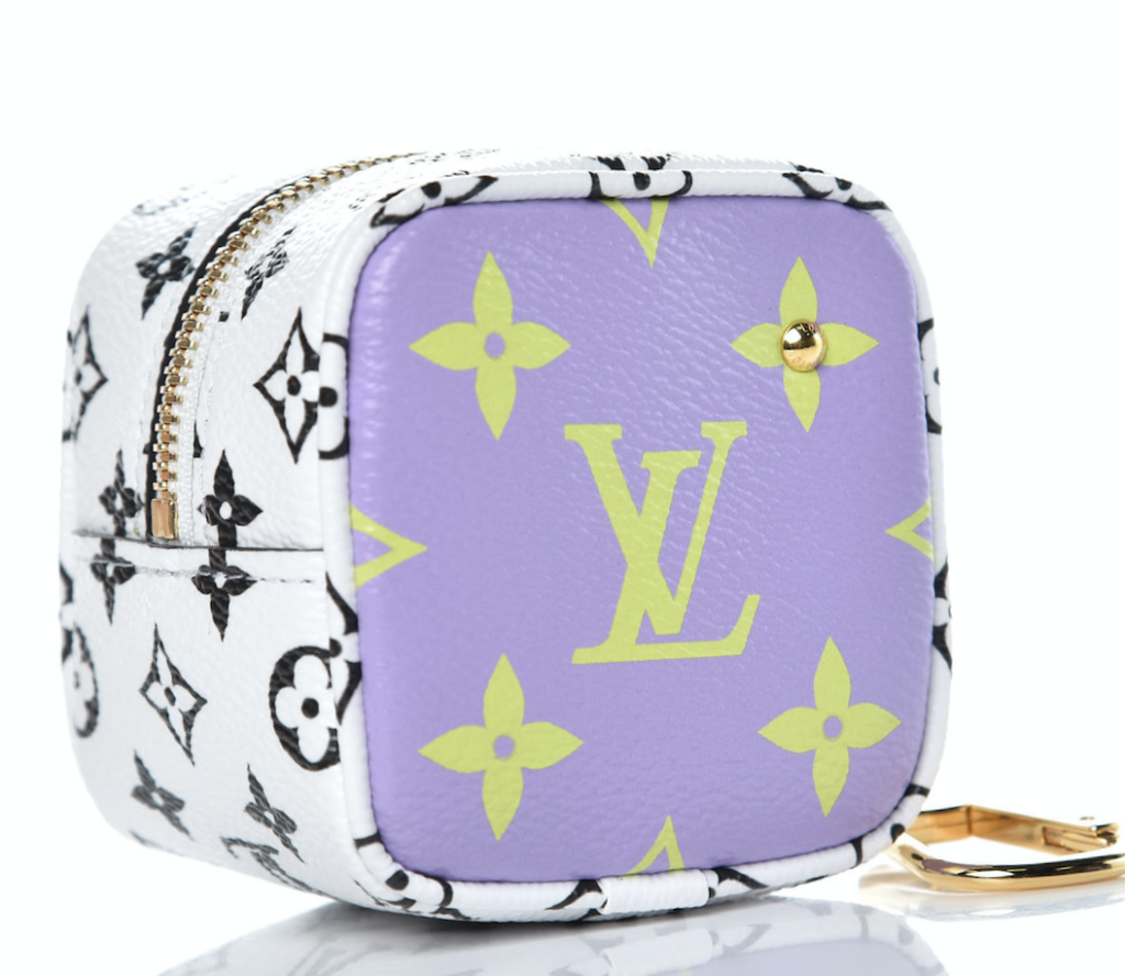 Louis Vuitton Giant “Porte Monnaie” Cube Coin Pouch/Key Chain