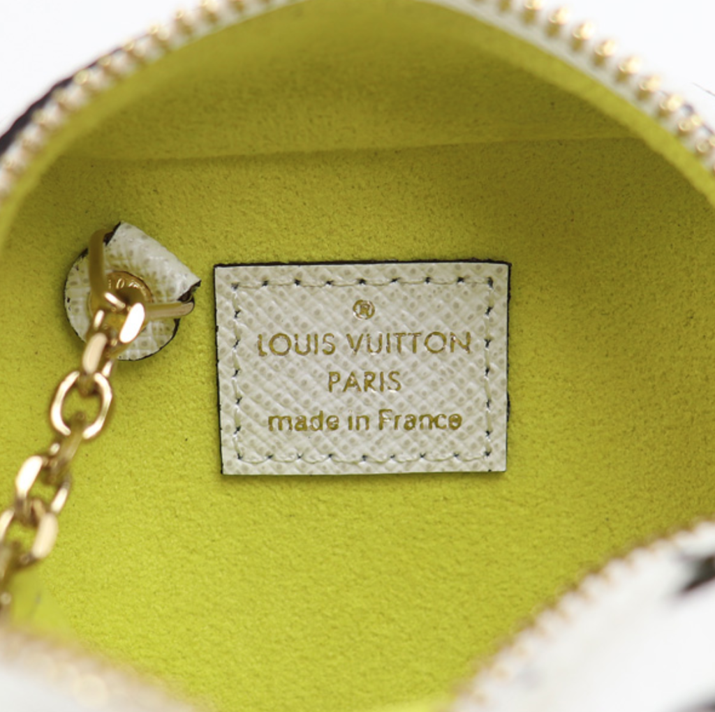 Louis Vuitton Giant “Porte Monnaie” Cube Coin Pouch/Key Chain