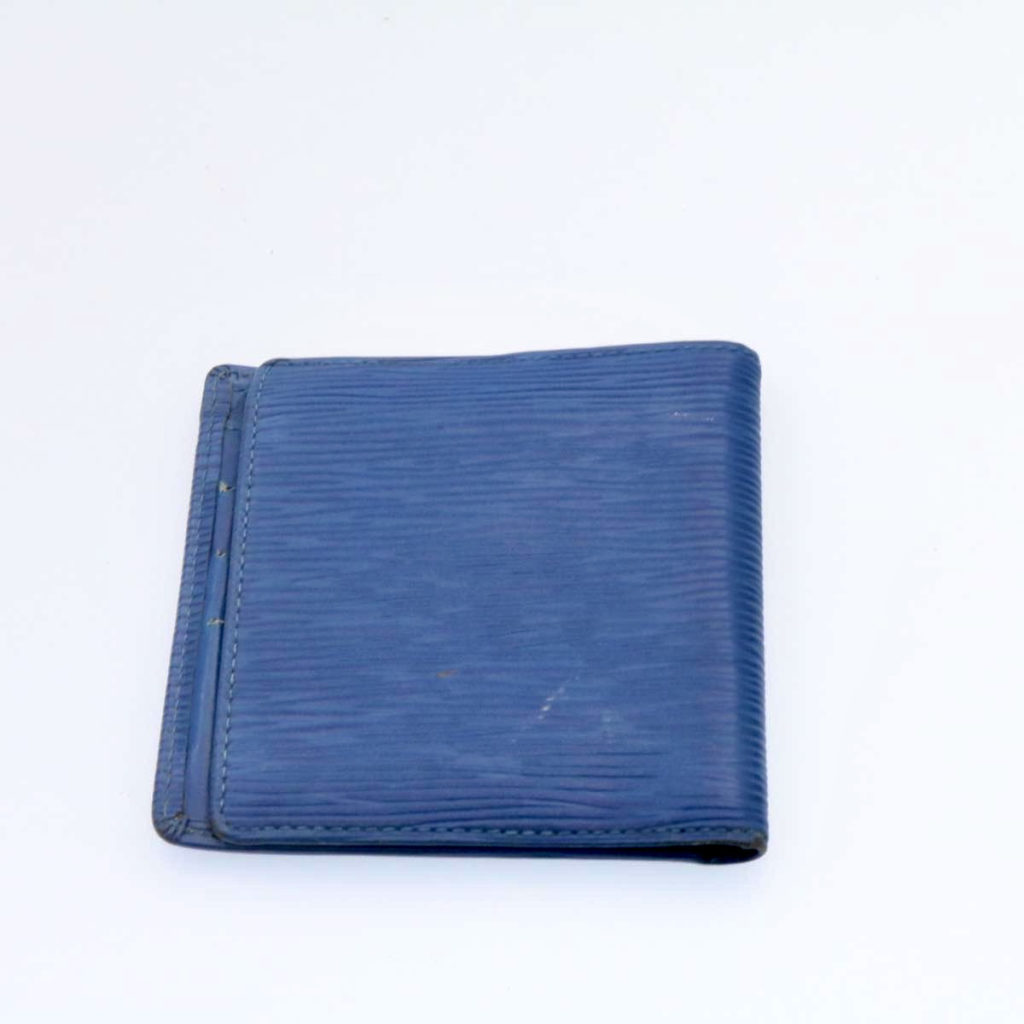 Louis Vuitton Blue Epi Leather Marco Wallet