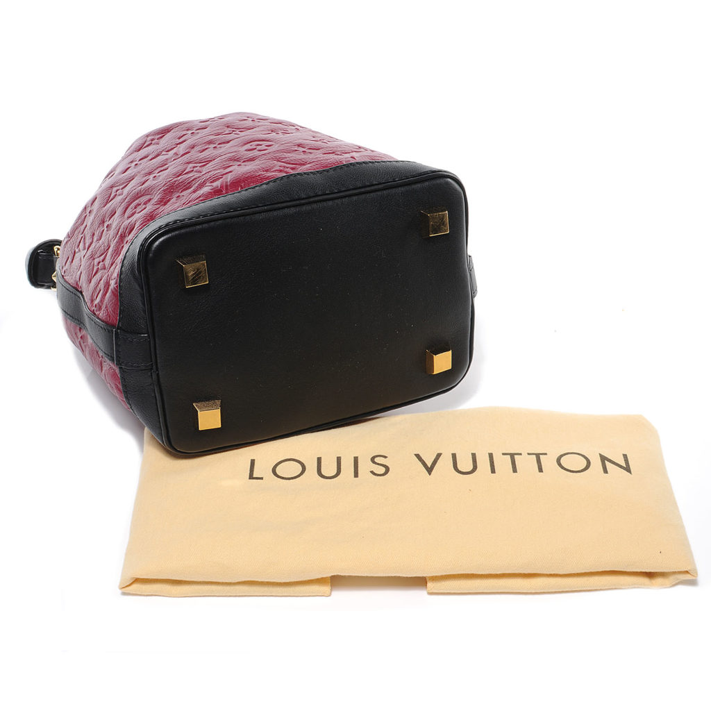 Louis Vuitton Limited Edition Monogram Double Jeu Neo Noe Cranberry Handbag