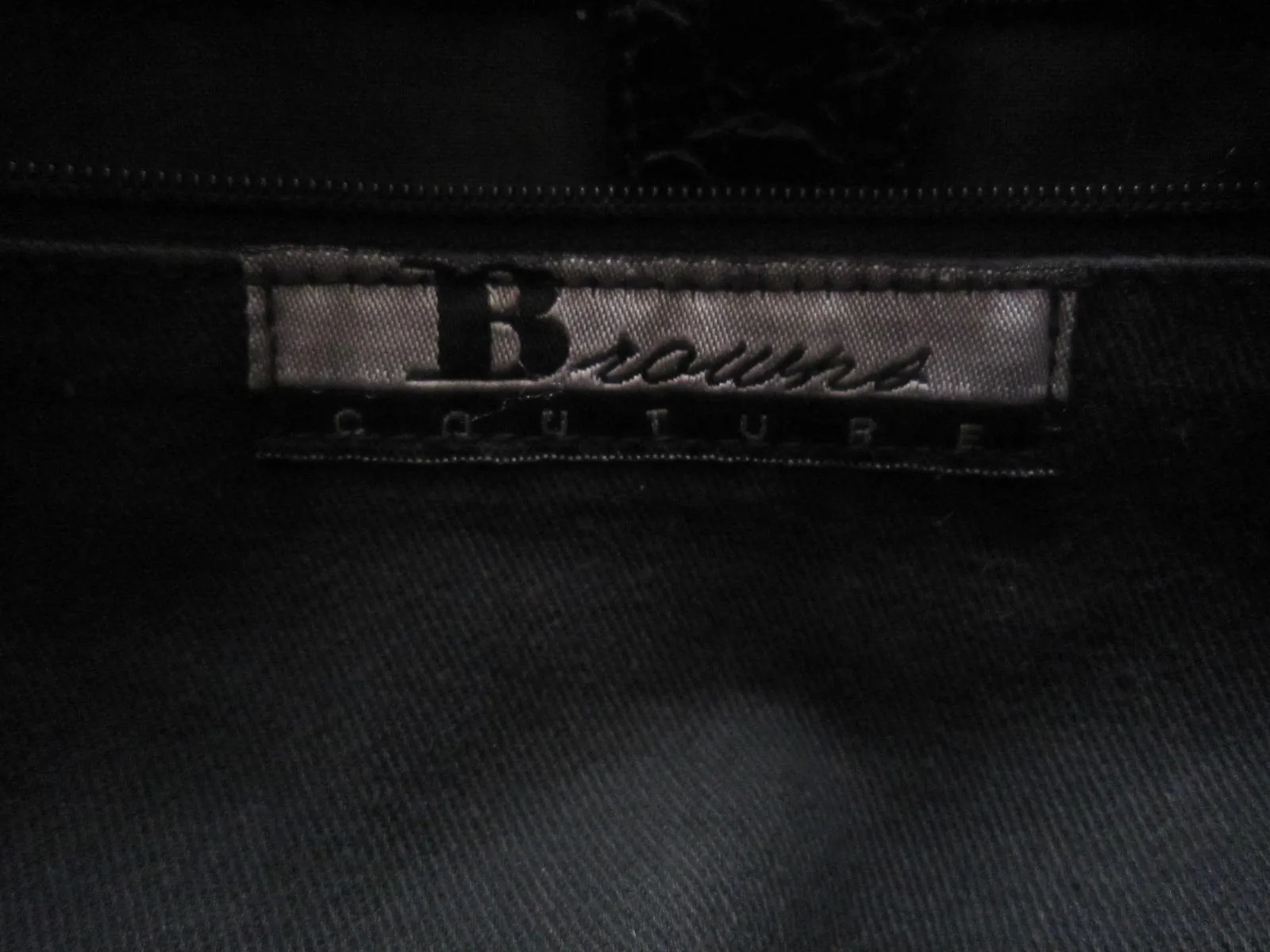 Browns Couture Black Croc Leather Tote — image 6